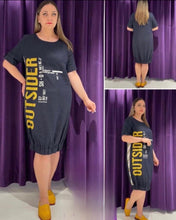 Load image into Gallery viewer, Plus Size Fun Casual Dress , Choose from two different Color Options - SHB
